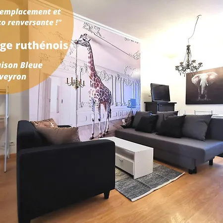 La Maison Bleue Suite- Lodge Et Duplex En Hyper-Centre De Rodez 로데즈