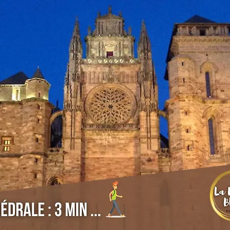 La Maison Bleue Suite- Lodge Et Duplex En Hyper-Centre De Rodez 아파트 로데즈